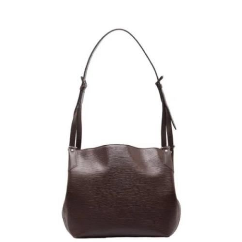 Pre-owned Leather shoulder-bags Louis Vuitton Vintage , Brown , Dames