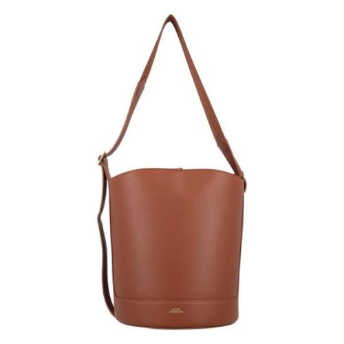 Hazelnoot Ana Bucket Tas A.p.c. , Brown , Dames