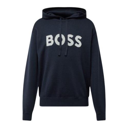 Heren Trui Kallivan Hugo Boss , Blue , Heren