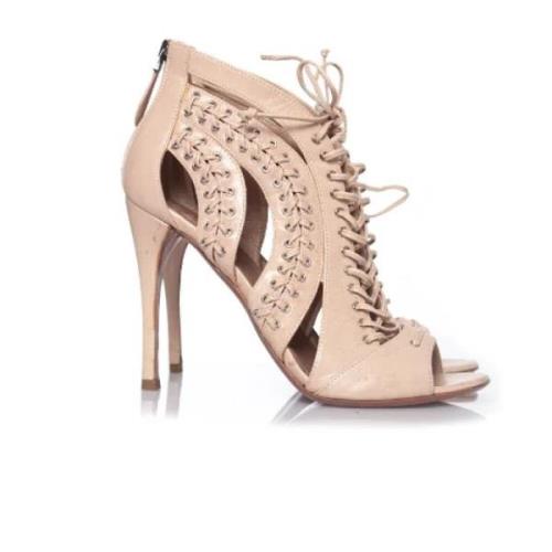 Pre-ownedLeatherheels Alaïa Pre-owned , Pink , Dames