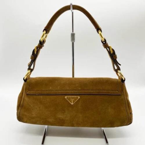 Pre-owned Leather prada-bags Prada Vintage , Beige , Dames