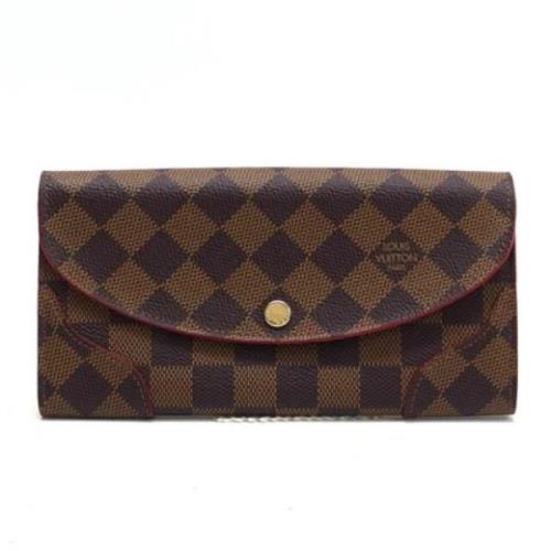 Pre-owned Canvas wallets Louis Vuitton Vintage , Brown , Dames