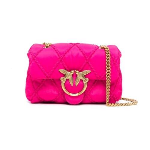 Shoulder Bags Pinko , Pink , Dames