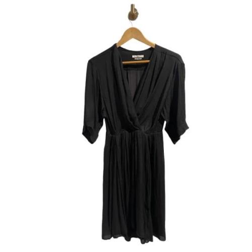 Pre-owned Polyester dresses Isabel Marant Pre-owned , Black , Dames