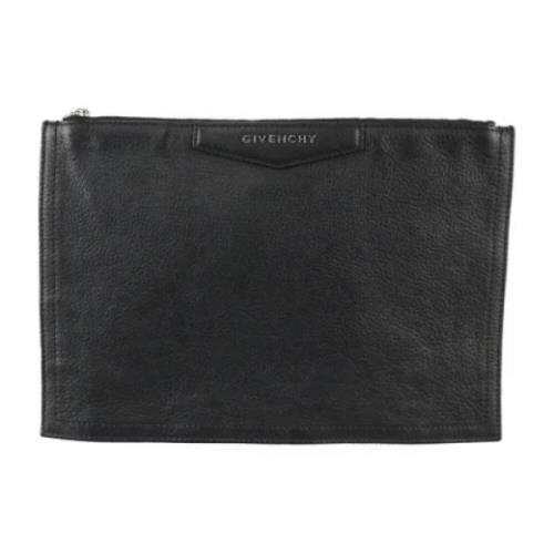 Pre-owned Fabric clutches Givenchy Pre-owned , Black , Dames