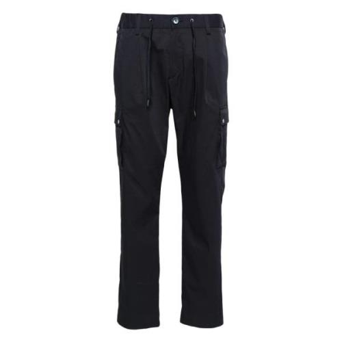 Blauwe Casual Broek Herno , Blue , Heren