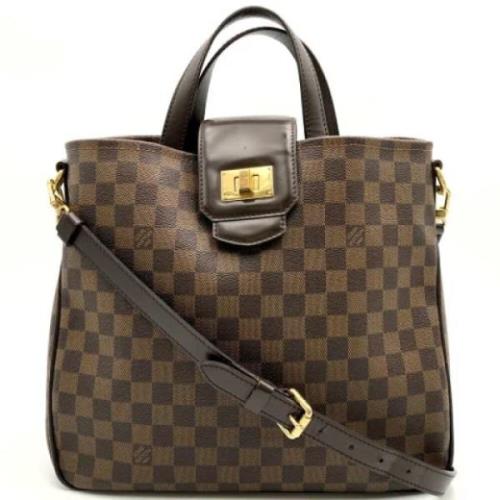 Pre-owned Fabric louis-vuitton-bags Louis Vuitton Vintage , Brown , Da...