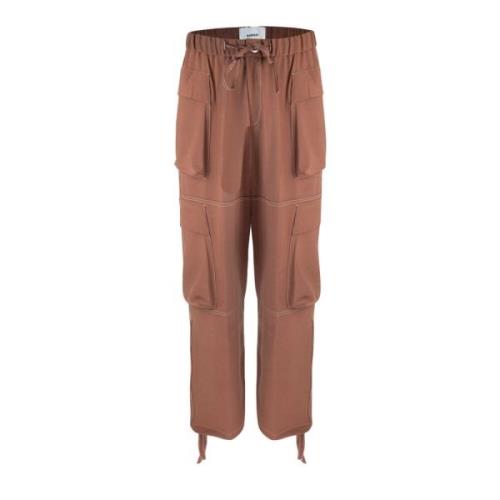 Cargo Elastische Taille Broek Roest Bonsai , Brown , Heren