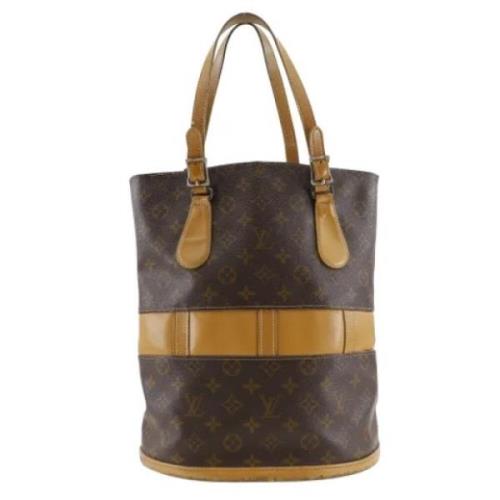 Pre-owned Fabric louis-vuitton-bags Louis Vuitton Vintage , Brown , Da...