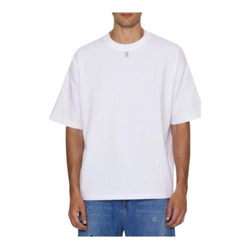 Heren Rostok T-shirt John Richmond , White , Heren