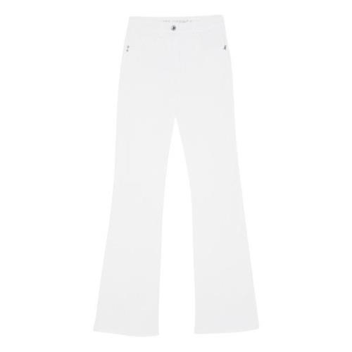 Wide Trousers Patrizia Pepe , White , Dames