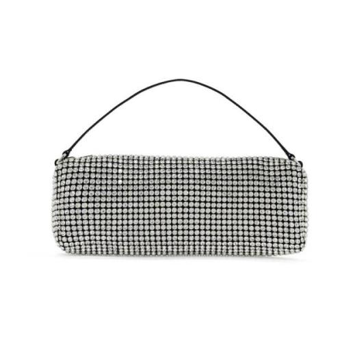 Mesh Rhinestone Handtas Alexander Wang , Gray , Dames