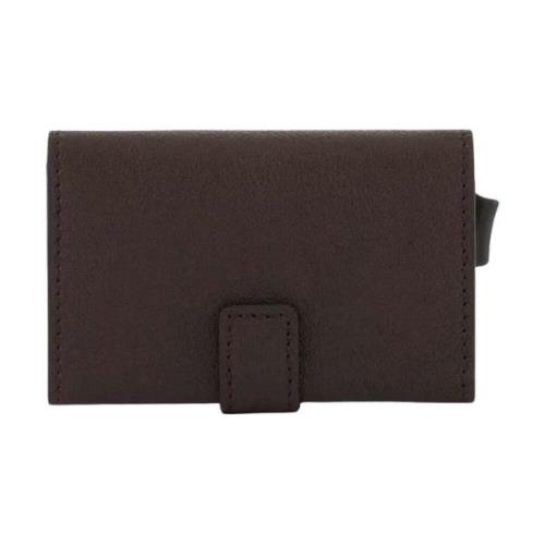 Rfid Metalen Creditcardhouder Piquadro , Brown , Heren