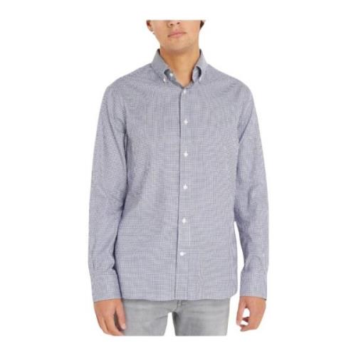 Gingham Oxford Overhemd voor Heren Tommy Hilfiger , Blue , Heren