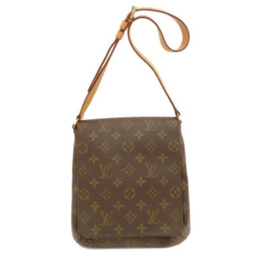 Pre-owned Canvas shoulder-bags Louis Vuitton Vintage , Brown , Dames