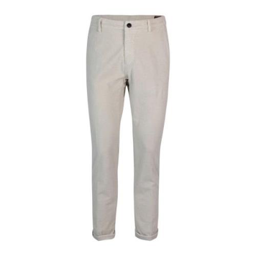 Witte Chino Broek Osaka Stijl Mason's , White , Heren