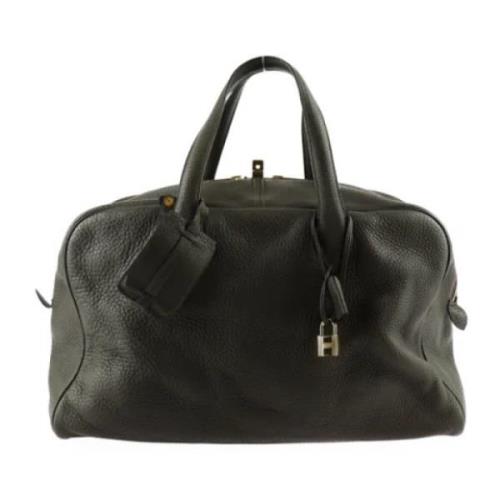 Pre-owned Fabric handbags Hermès Vintage , Black , Dames