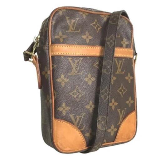 Pre-owned Canvas louis-vuitton-bags Louis Vuitton Vintage , Brown , Da...