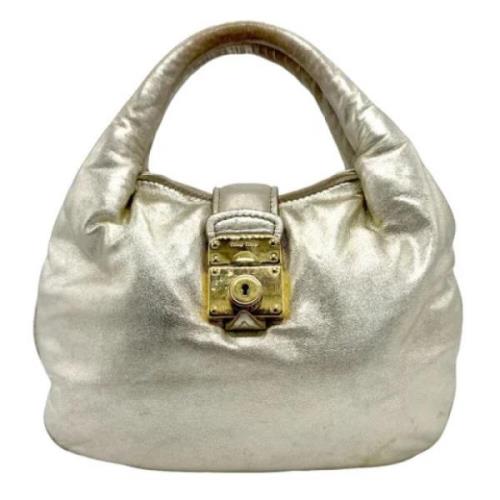 Pre-owned Fabric handbags Miu Miu Pre-owned , Gray , Dames