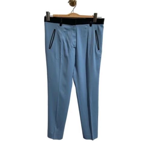 Pre-owned Fabric bottoms Celine Vintage , Blue , Dames