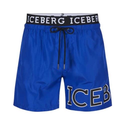 Iceberg Basic Zwembroek Heren Blauw Iceberg , Blue , Heren