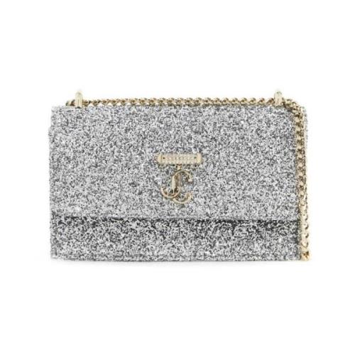 Glitter Bohemia Mini Schoudertas Jimmy Choo , Gray , Dames