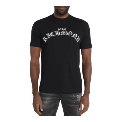 Heren Mode T-Shirt Wolir John Richmond , Black , Heren