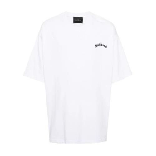 Heren Casual T-shirt John Richmond , White , Heren