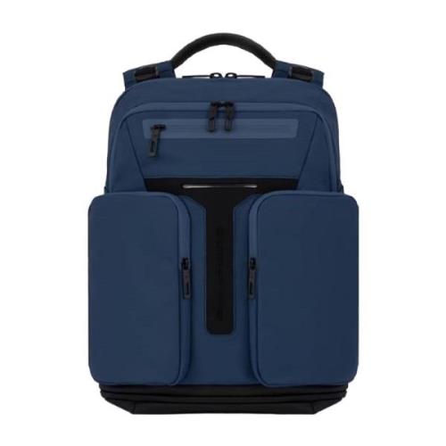 Stijlvolle Blauwe Laptoptas Piquadro , Blue , Heren