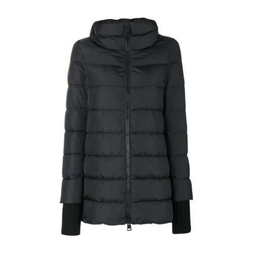 Stijlvolle Dames Nero Jas Herno , Black , Dames