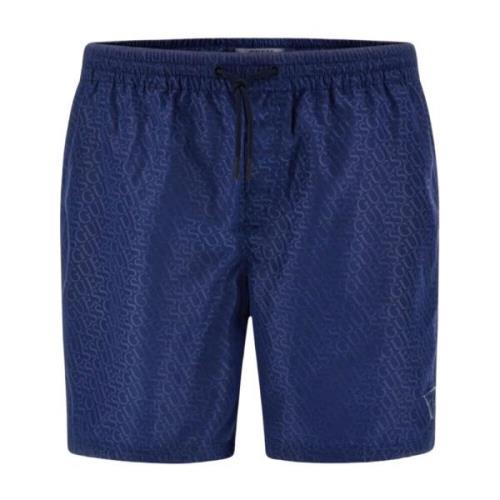 Heren Zwemkleding Medium Embossed Guess , Blue , Heren