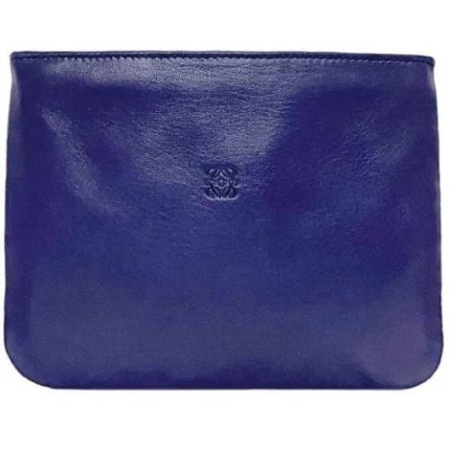 Pre-owned Fabric pouches Loewe Pre-owned , Blue , Dames