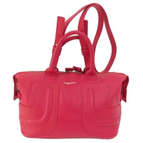 Pre-owned Fabric totes Chloé Pre-owned , Red , Dames