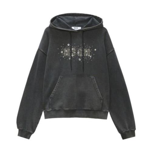 Zwarte Sweater Collectie Msgm , Black , Dames