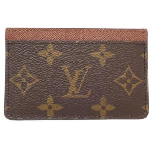 Pre-owned Canvas wallets Louis Vuitton Vintage , Brown , Dames