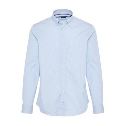 Flex Collar Gingham Overhemd Tommy Hilfiger , Blue , Heren