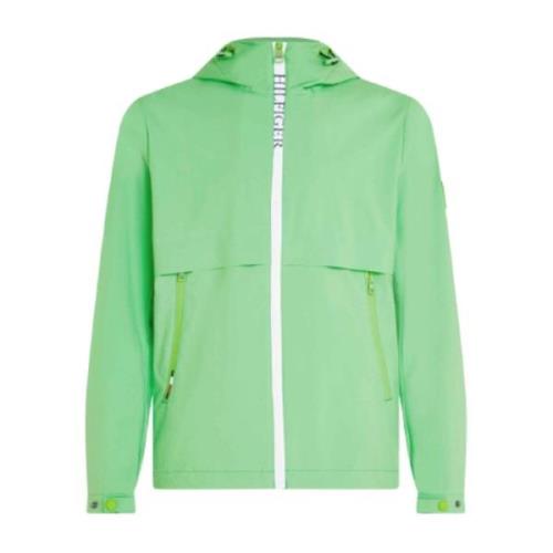 Zeil Hooded Jack voor Mannen Tommy Hilfiger , Green , Heren