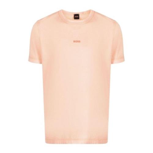 Heren Casual T-shirt Hugo Boss , Orange , Heren