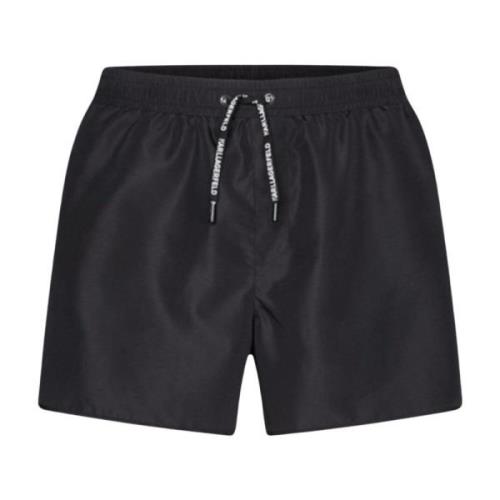 Tape Short Boardshorts Zwemkleding Heren Karl Lagerfeld , Black , Here...