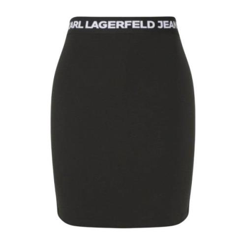 Pencilrok voor vrouwen Karl Lagerfeld , Black , Dames