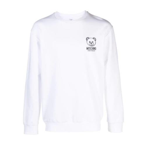 Dames Underbear Toy Sweatshirt Moschino , White , Dames