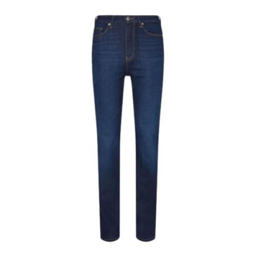 Klassieke Straight Jeans voor Vrouwen Tommy Hilfiger , Blue , Dames