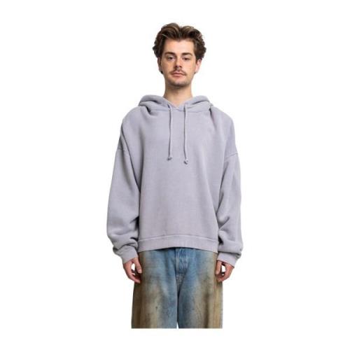 Paarse Logo Patch Hoodie Acne Studios , Purple , Heren