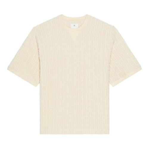 Beige T-shirts en Polos met 4G Patroon Givenchy , Beige , Heren