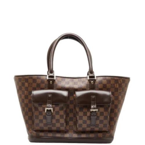 Pre-owned Fabric louis-vuitton-bags Louis Vuitton Vintage , Brown , Da...