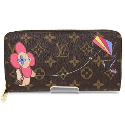 Pre-owned Canvas wallets Louis Vuitton Vintage , Brown , Dames