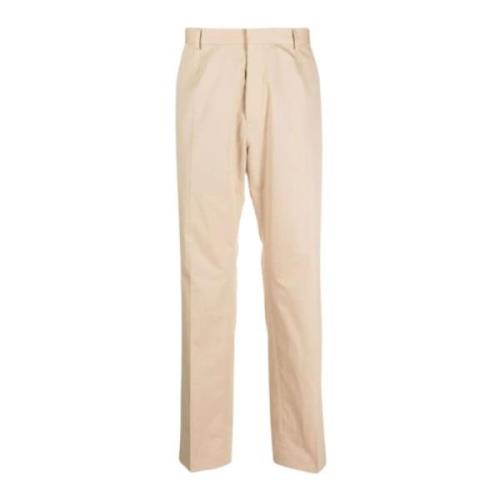 Heren Seacell Katoenen Straight Broek Calvin Klein , Beige , Heren