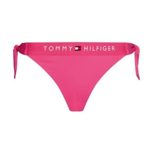 Stoute Side Tie Bikini Zwemkleding Vrouwen Tommy Hilfiger , Pink , Dam...