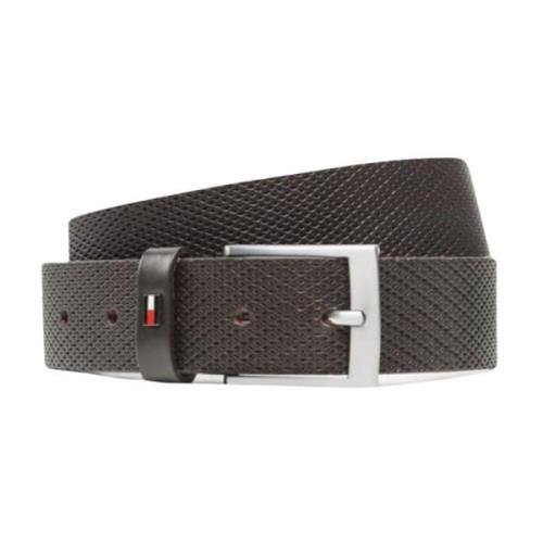 Heren Adan 3.5 Textuur Riem Tommy Hilfiger , Brown , Heren