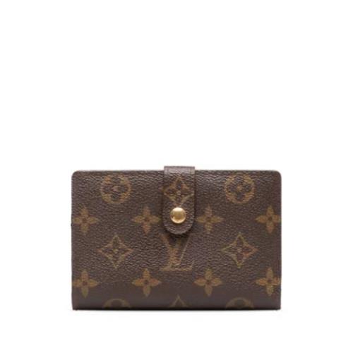 Pre-owned Leather wallets Louis Vuitton Vintage , Brown , Dames